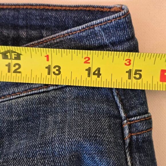 James Jeans Womens Zip Fly High Rise Straight Leg Denim Jeans Blue Size 29 - Picture 10 of 14